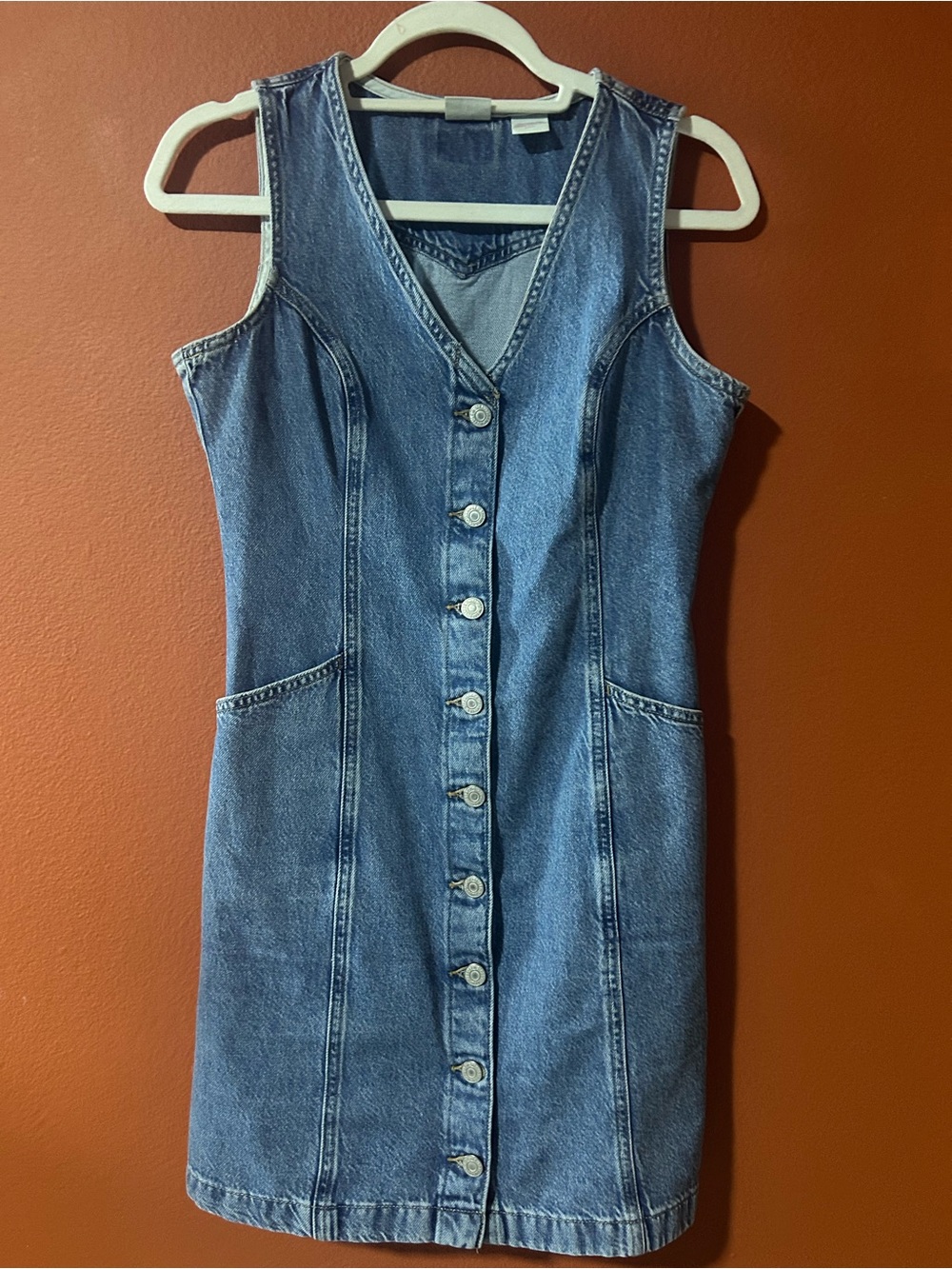 Levi's Light Blue Denim Sleeveless Top